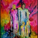 Síla rodiny - Ručně malovaný obraz